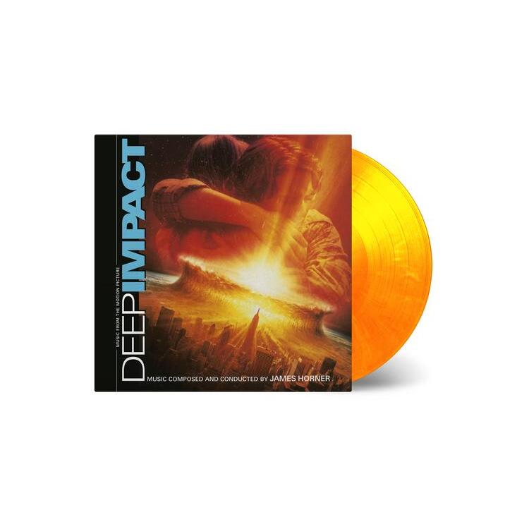 SOUNDTRACK - Deep Impact (Limited Flaming Yellow & Orange Coloured Vinyl)