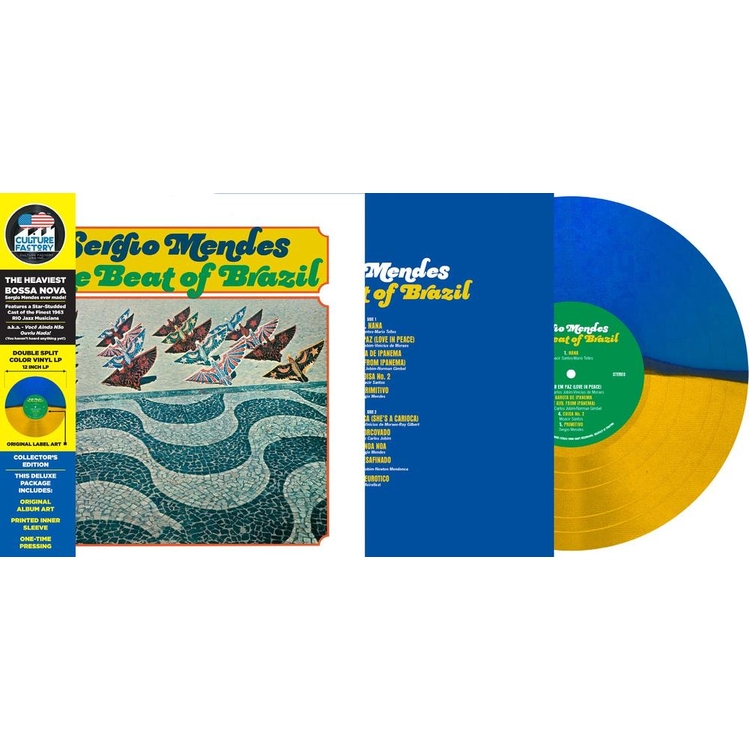 SERGIO MENDES - Beat Of Brazil, The (Limited Yellow & Blue Bicolour Vinyl)