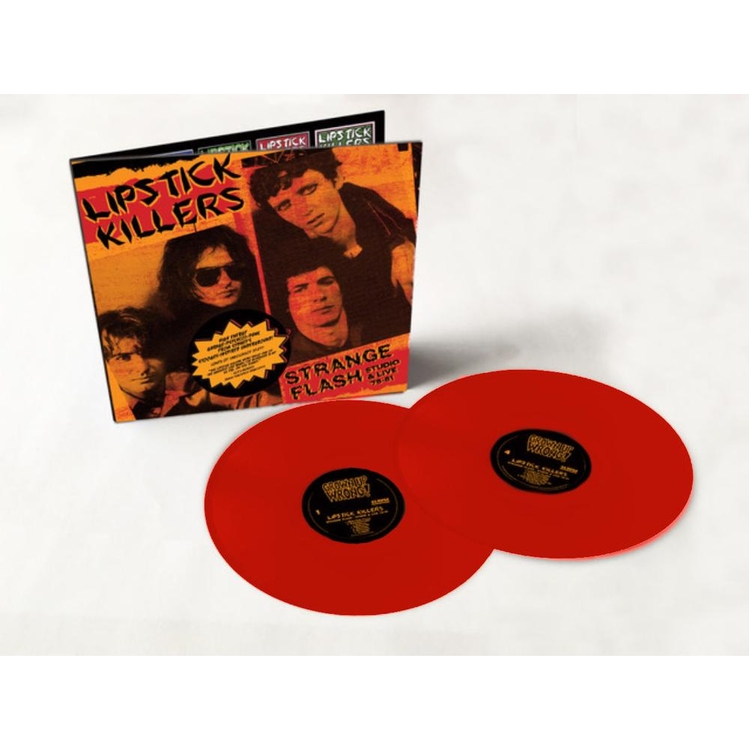 LIPSTICK KILLERS - Strange Flash - 2025 Repress (Limited Red Coloured Vinyl)