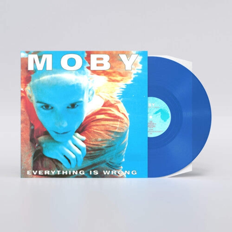 MOBY - Everything Is Wrong (Transparent Light Blue Coloured Vinyl)