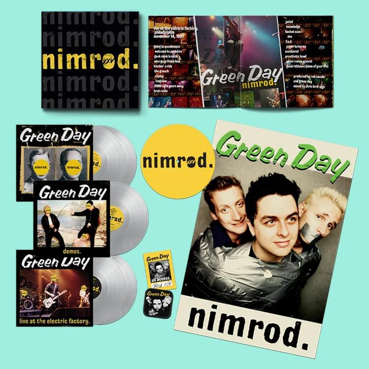 GREEN DAY - Nimrod: 25th Anniversary Edition (Limited Indie-retail Exclusive Silver Vinyl + Book, Poster, Patch, Slipmat, Backstage Pass)
