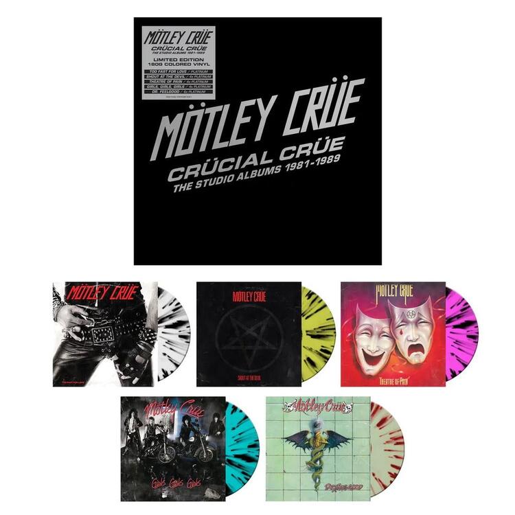 MOTLEY CRUE - Crucial Crue: The Studio Albums 1981-1989