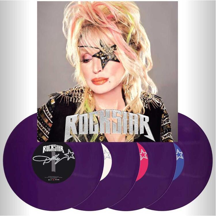 DOLLY PARTON - Rockstar (Limited Deep Purple Coloured Vinyl With Alternate Cover)