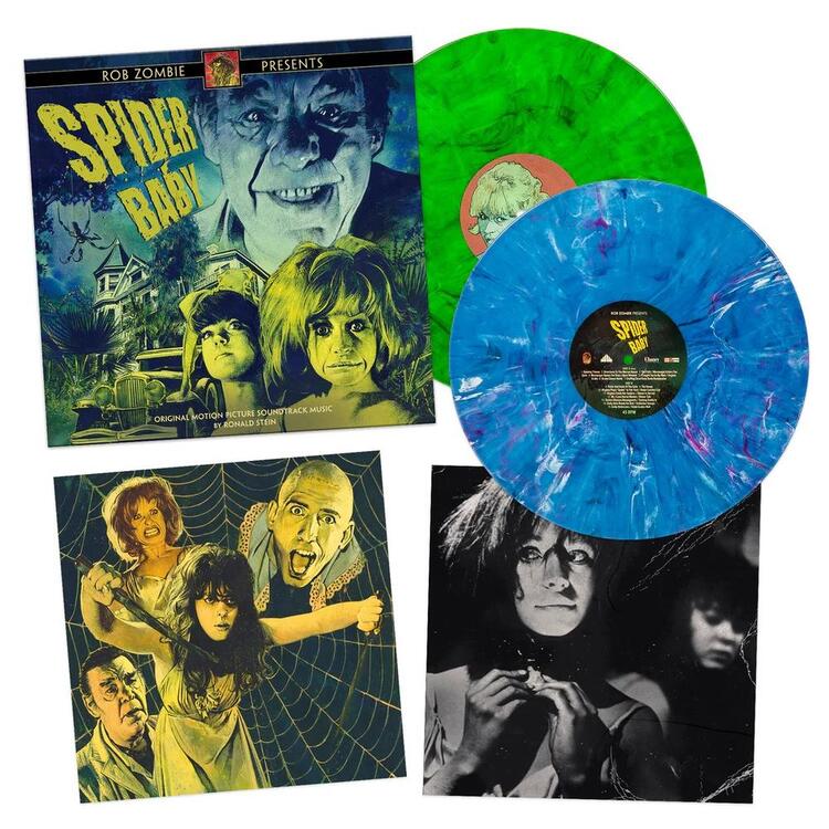 SOUNDTRACK - Rob Zombie Presents: Spider Baby (Limited Blue & Green Marble Coloured Vinyl)