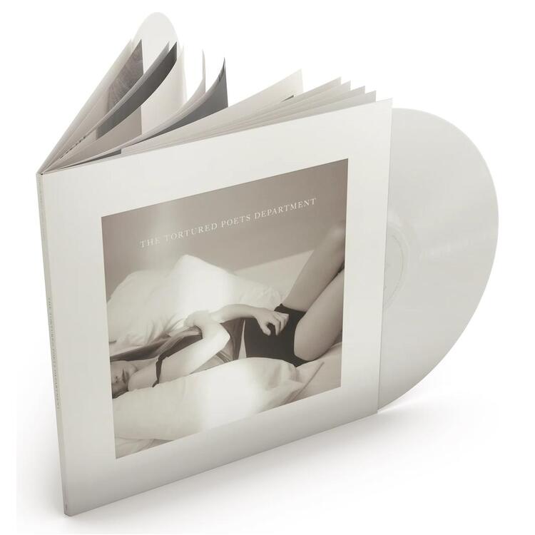 TAYLOR SWIFT - Tortured Poets Department, The (Limited 'ghosted' White Coloured Vinyl)
