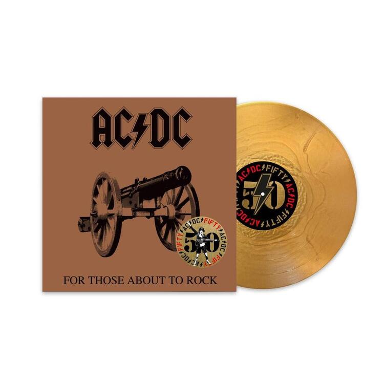 AC/DC - For Those About To Rock (50th Anniversary Gold Nugget Vinyl)