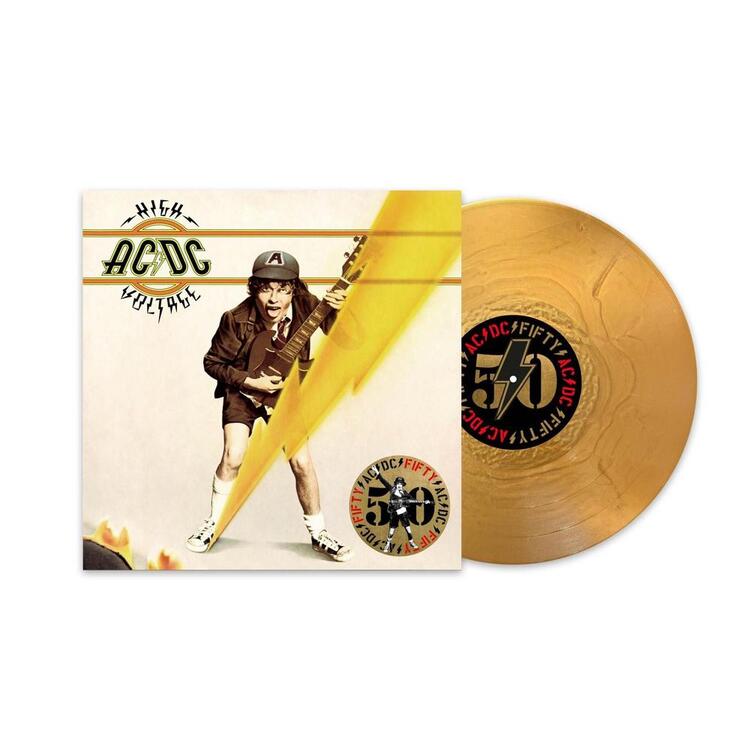 AC/DC - High Voltage (50th Anniversary Gold Nugget Vinyl)