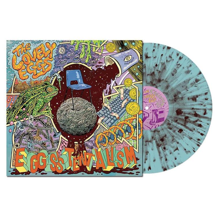 THE LOVELY EGGS - Eggsistentialism (Transparent Blue With Coffee Splatter Coloured Vinyl)