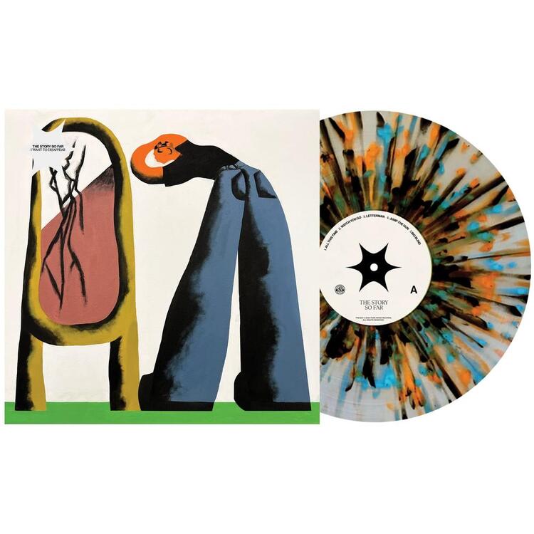 THE STORY SO FAR - I Want To Disappear (Milky Clear W/ Black, Blue & Orange Splatter)