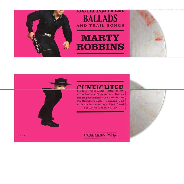 MARTY ROBBINS - Gunfighter Ballads And Trail Songs (Silver And Red 'bullets 'n' Blood' Vinyl)