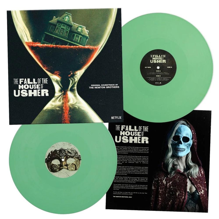 SOUNDTRACK - Fall Of The House Of Usher: Music From The Original Netflix Series (Limited Seafoam Green Coloured Vinyl)