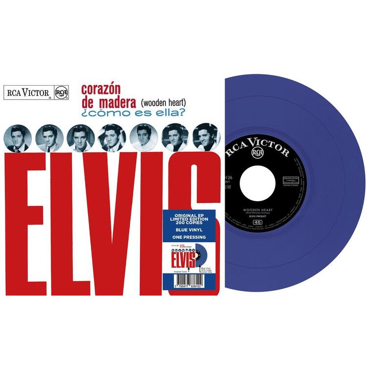 PRESLEY - Ep Etranger No.13 - Corazon De Madera (Spain) (Blue 7”)