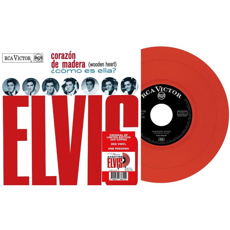 PRESLEY - Ep Etranger No.13 - Corazon De Madera (Spain) (Red 7”)
