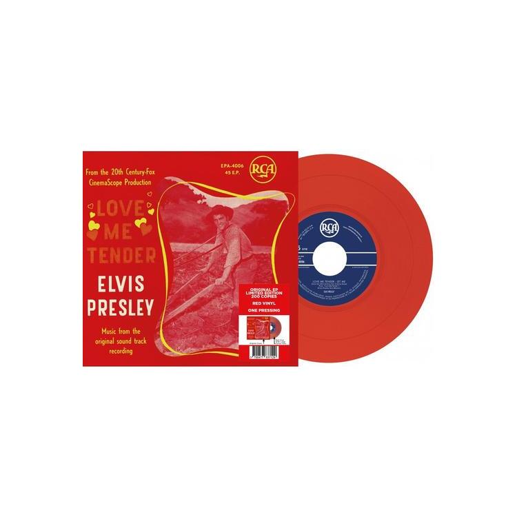 PRESLEY - Ep Etranger No.14 - Love Me Tender (Belgium) (Red 7”)