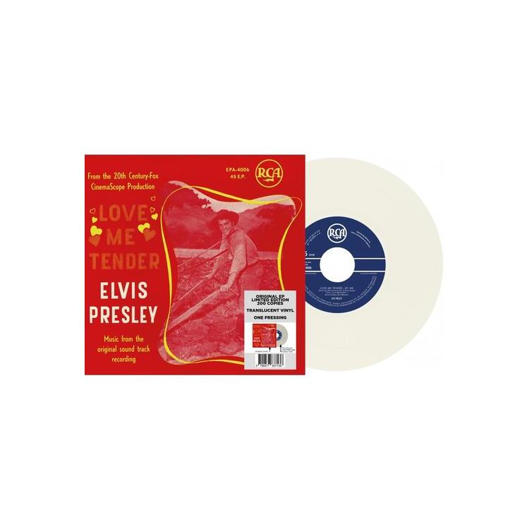 PRESLEY - Ep Etranger No.14 - Love Me Tender (Belgium) (Translucent 7”)