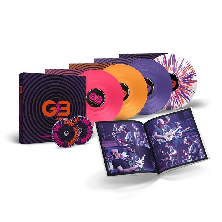 G3 - Reunion Live (4lp's + 2cd's + 64 Page + Hardbound Coffee Table Book In Deluxe Slipcase)