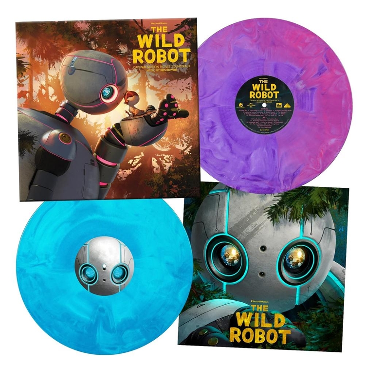 SOUNDTRACK - Wild Robot, The: Original Motion Picture Soundtrack (Purple Marble & Blue Marble Coloured Vinyl)