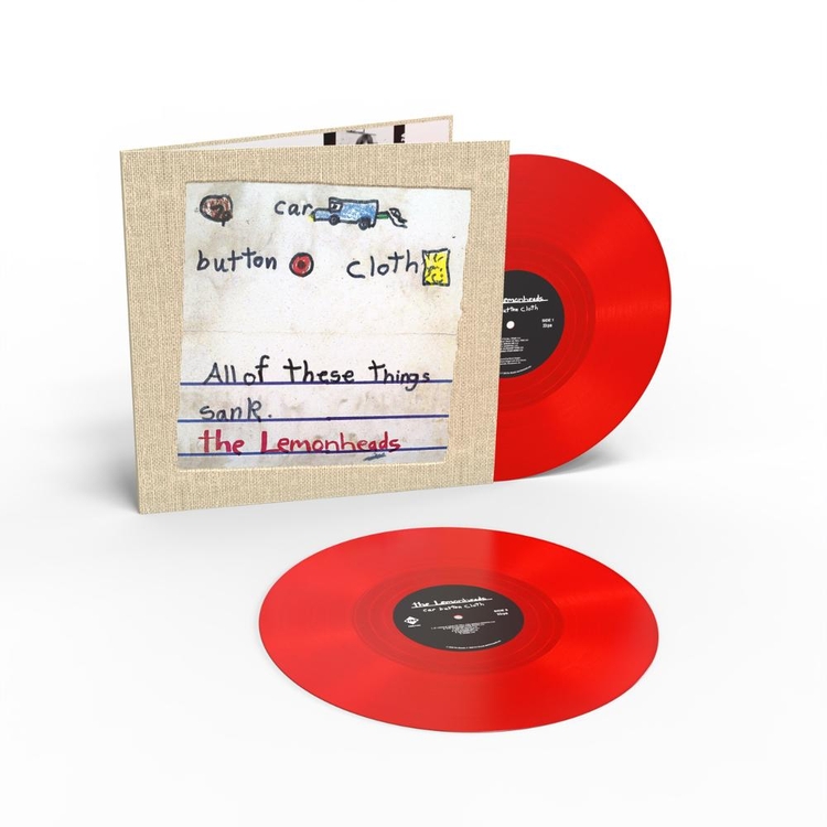 THE LEMONHEADS - Car Button Cloth (Deluxe Expanded 'clothbound' Edition - Red Vinyl)
