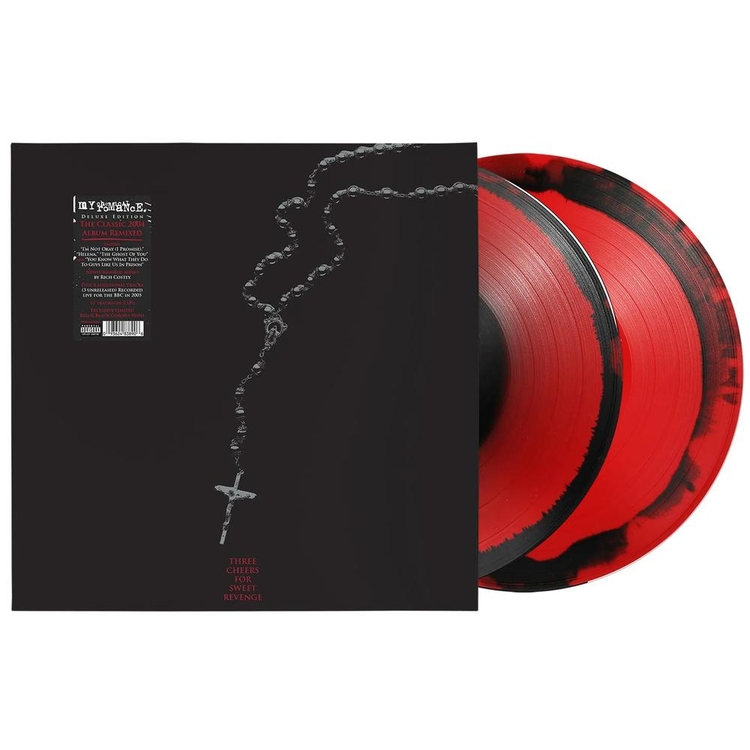 MY CHEMICAL ROMANCE - Three Cheers For Sweet Revenge: Deluxe Edition (Limited Red & Black Corona Coloured Vinyl)