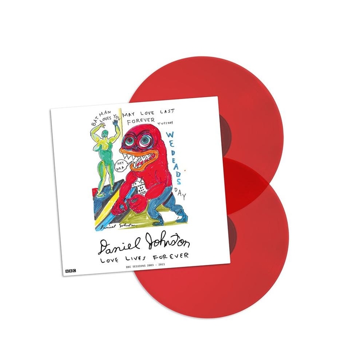 DANIEL JOHNSTON - Love Lives Forever - Bbc Sessions 2003-2011 (Transparent Red Vinyl)