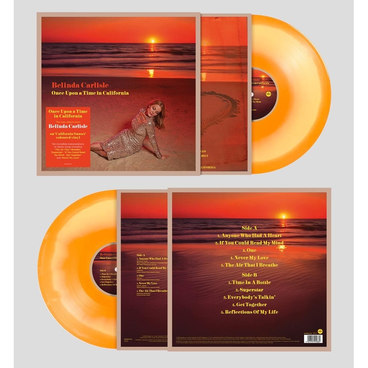 BELINDA CARLISLE - Once Upon A Time In California (Limited California Sunset Coloured Vinyl)