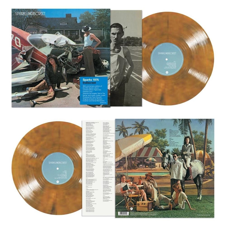 SPARKS - Indiscreet: 50th Anniversary Edition (Limited Tigers Eye Coloured Vinyl)