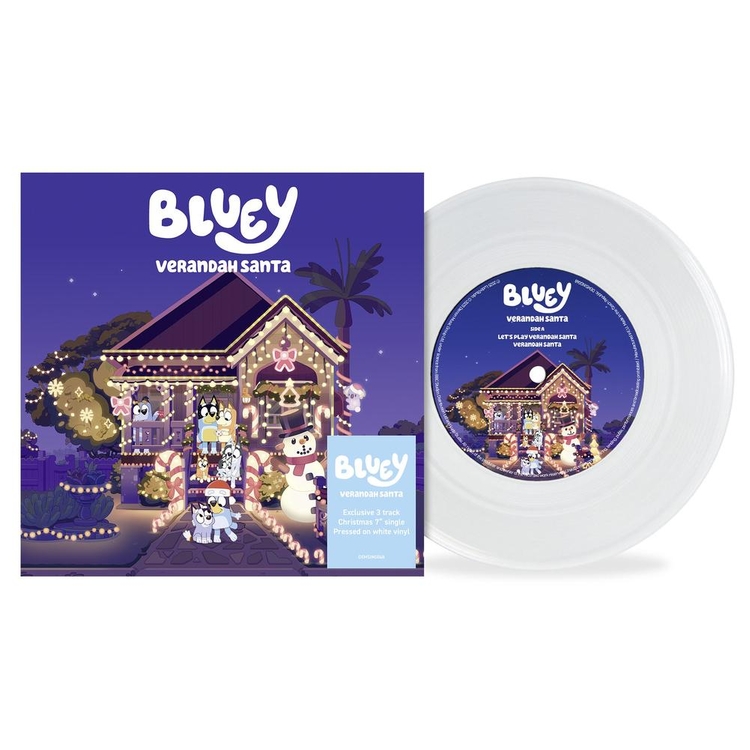 BLUEY - Verandah Santa (White Vinyl)
