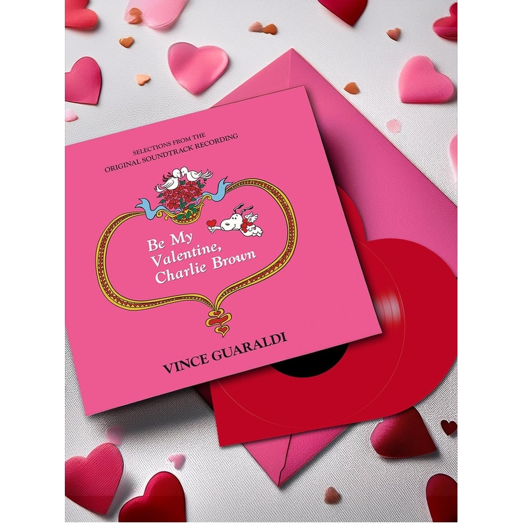VINCE GUARALDI - Be My Valentine, Charlie Brown: Selections From The Original Soundtrack (Limited Red Heart Shaped Vinyl)