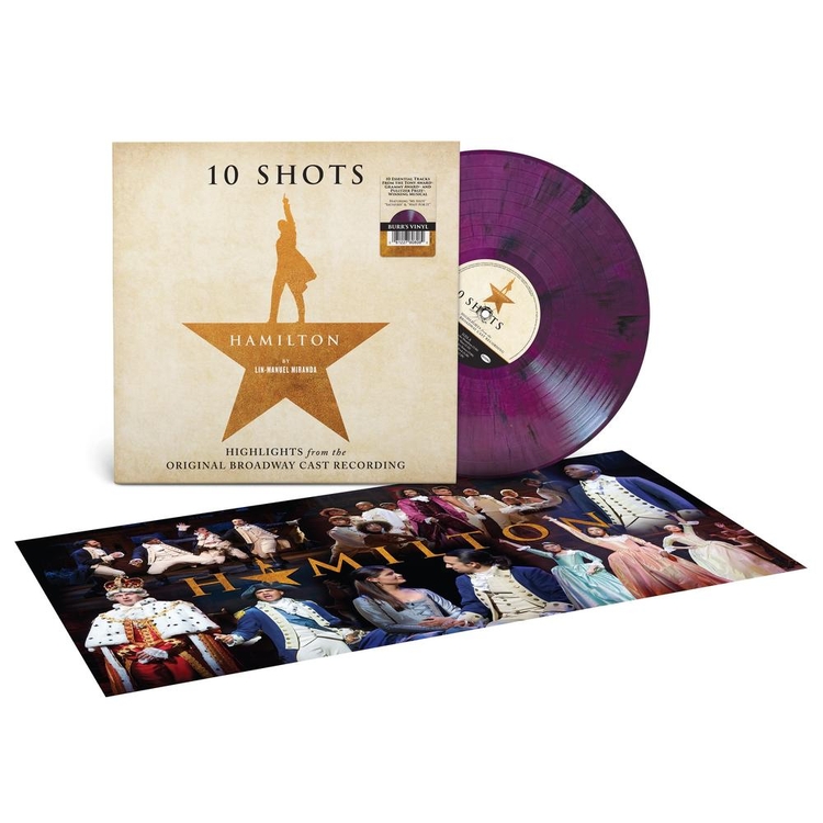 ORIGINAL BROADWAY CAST - Hamilton - 10 Shots: Highlights From The Original Broadway Cast Recording (Limited 'burrs' Coloured Vinyl)