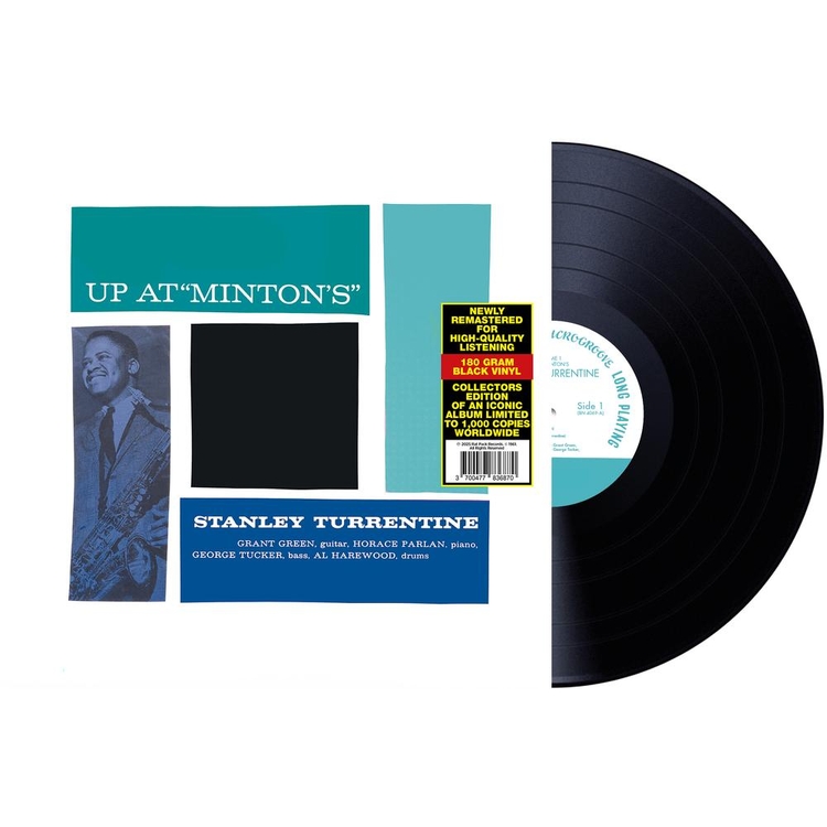 STANLEY TURRENTINE - Up At Minton's, Vol. 1 (Limited Black Vinyl 180g)