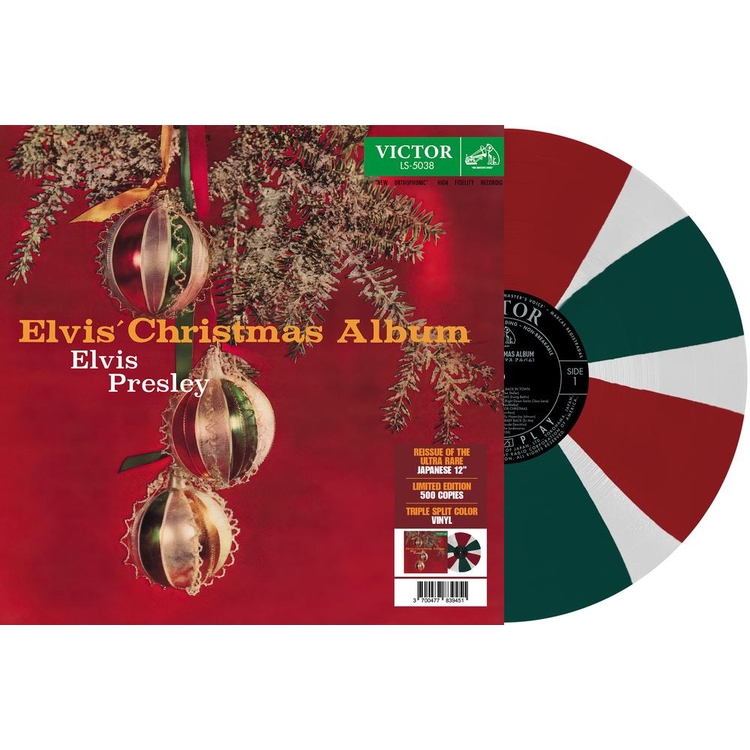 ELVIS PRESLEY - Elvis' Christmas Album (Japan) (Limited Quattro Red, White & Green Vinyl)