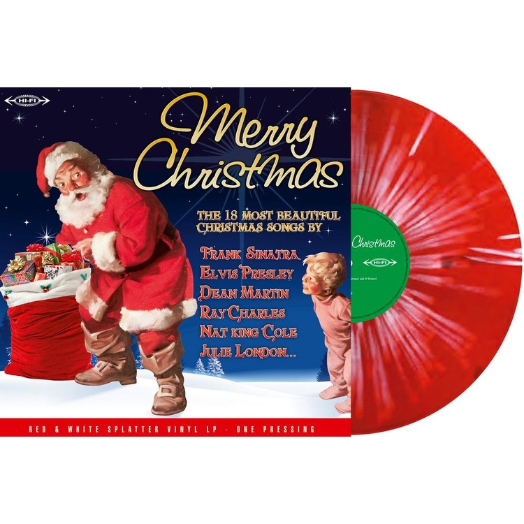 VARIOUS ARTISTS - Merry Christmas (Limited Red & White Splatter Vinyl)