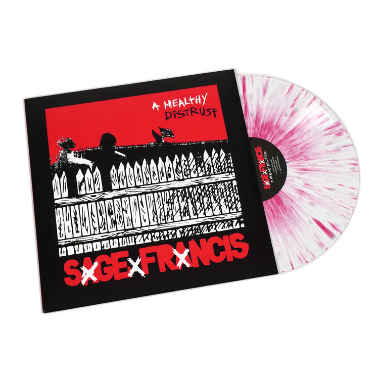 SAGE FRANCIS - Healthy Distrust [2lp] (White/red Splatter Vinyl, Anniversary Edition)