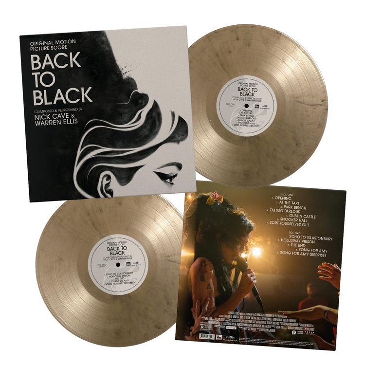 SOUNDTRACK - Back To Black: Original Motion Picture Score (Limited Gold & Black Marble Coloured Vinyl)