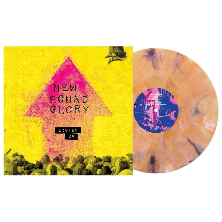 NEW FOUND GLORY - Listen Up! (Tropical Sunset Deluxe Marble Vinyl)