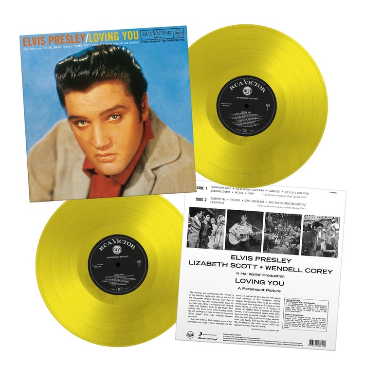 ELVIS PRESLEY - Loving You (Limited Translucent Yellow Coloured Vinyl)