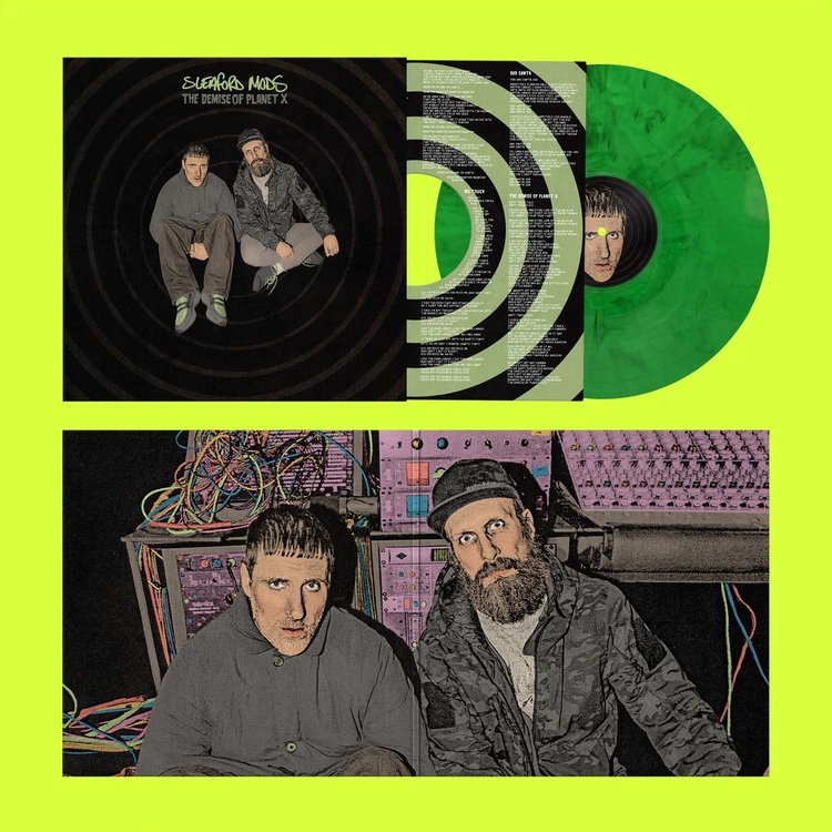 SLEAFORD MODS - The Demise Of Planet X (Indie Exclusive Neon Green Marble Vinyl W/ Glow In The Dark Sleeve)