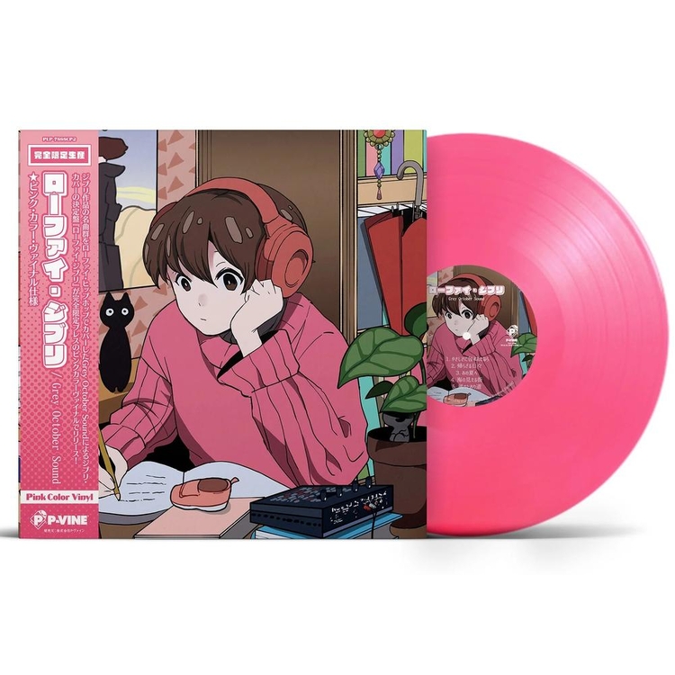 GREY OCTOBER SOUND - Lo-fi Ghibli (Limited Pink Coloured Vinyl - Japanese Import)