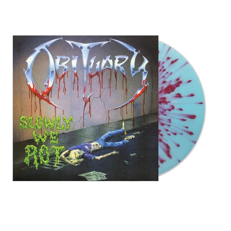 OBITUARY - Slowly We Rot (Remastered, Expanded Corpse Blue With Blood Splatter Vinyl)