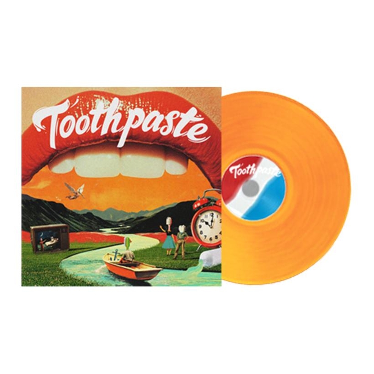 CRYSTAL TIDES - Toothpaste (Orange Vinyl)