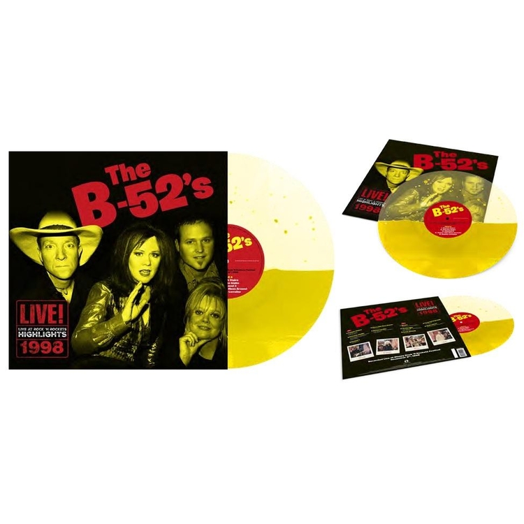 THE B-52'S - Live At Rock 'n Rockets: Highlights (Limited Yellow Liquid-filled Vinyl)