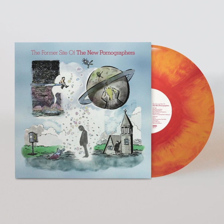 NEW PORNOGRAPHERS - The Former Site Of (Orange & Red Marble Vinyl)