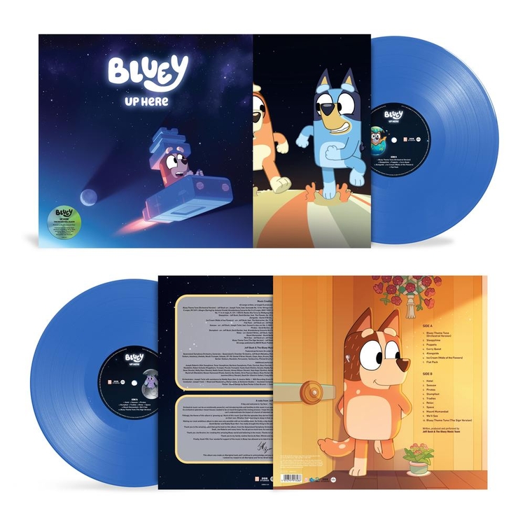 BLUEY - Up Here (Translucent Blue Coloured Vinyl)