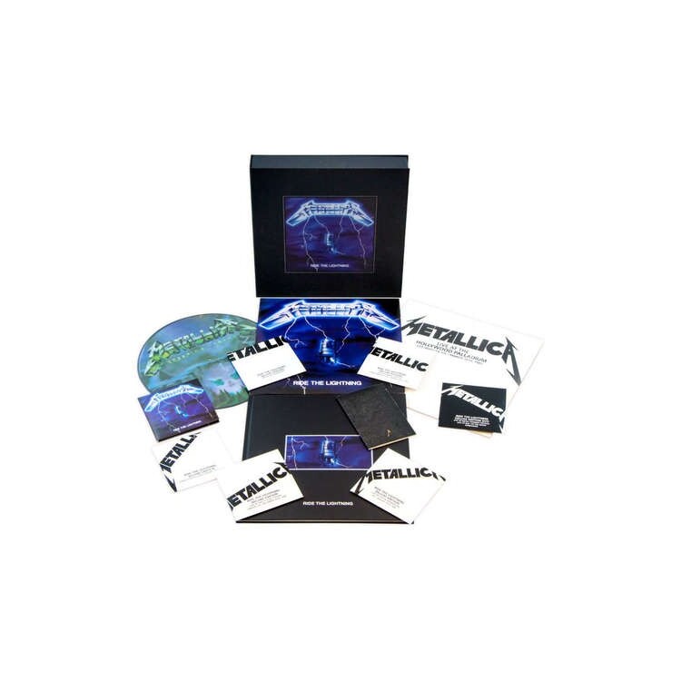 METALLICA - Ride The Lightning: Remastered Deluxe Box Set (4lp + 6cd + Dvd + Books + Posters)