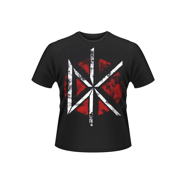DEAD KENNEDYS - Distressed Dk Logo (T-shirt Unisex: Large)