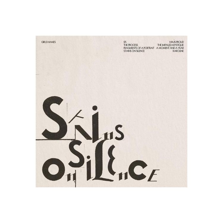 GIRLS NAMES - Stains On Silence
