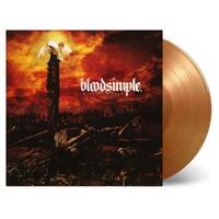 BLOODSIMPLE - A Cruel World (Limited Orange & Gold Coloured Vinyl)