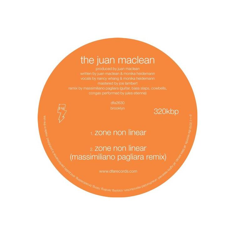 THE JUAN MACLEAN - What Do You Feel Free About? / Zone Nonlinear