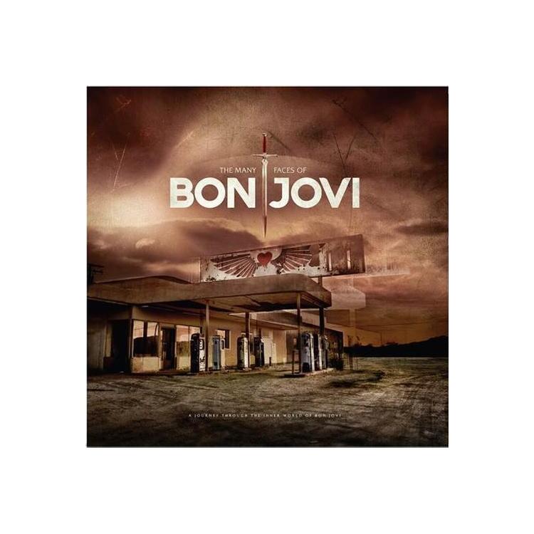 VARIOUS ARTISTS - Many Faces Of Bon Jovi (Limited Edition Gold & Bl