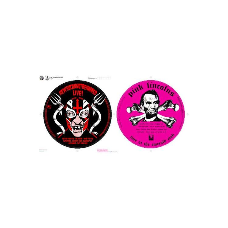 HE WHO CANNOT BE NAMED & PINK LINCOLNS - Live! / Live At The Emerald (Split Picture Disc)